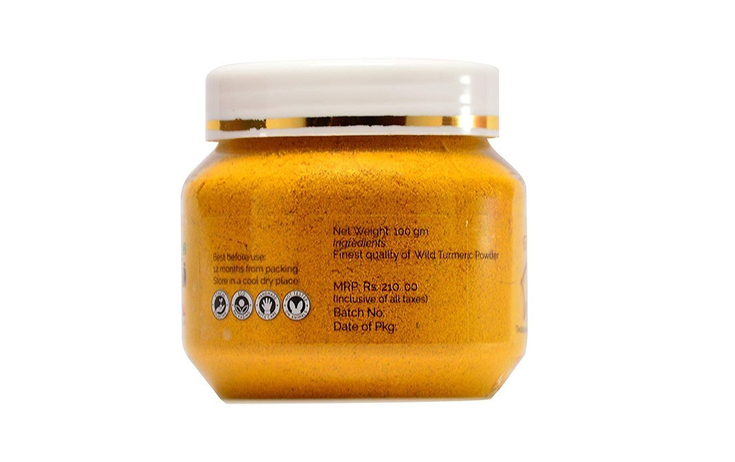 Looms & Weaves Wild Turmeric Powder    Glass Jar  189 grams